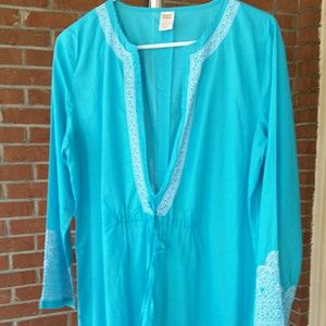 Tropical escape swimsuit cover up